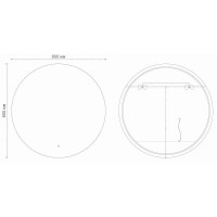 Зеркало 80х80 см Grossman Cosmo 1980801