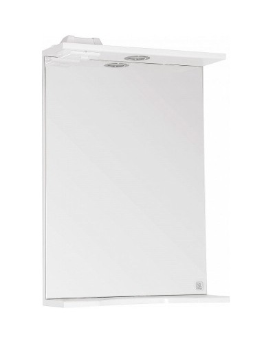 Зеркало Style Line Инга 50/С ЛС-00000392 с подсветкой Белое с механическим выключателем