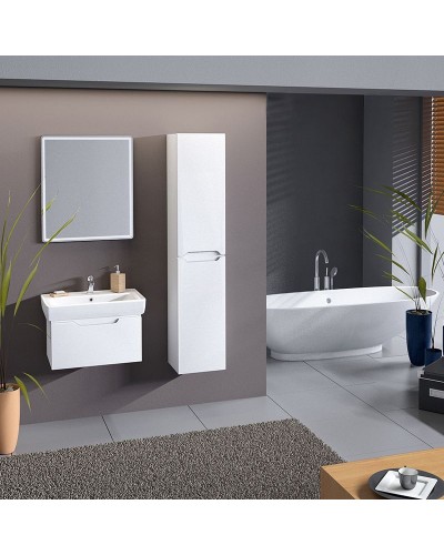 Зеркало Dreja Tiny 60 99.9024 с подсветкой Белое