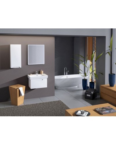 Зеркало Dreja Tiny 60 99.9024 с подсветкой Белое