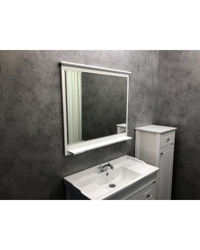 Зеркало Comforty Тбилиси 90 00003132632 Белый глянец