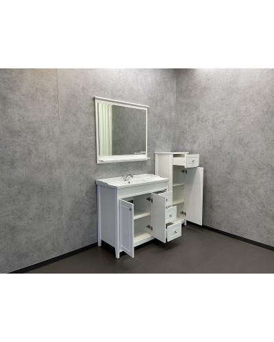 Зеркало Comforty Тбилиси 90 00003132632 Белый глянец