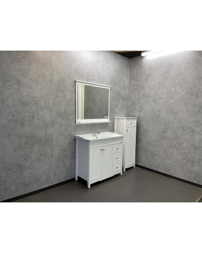 Зеркало Comforty Тбилиси 90 00003132632 Белый глянец