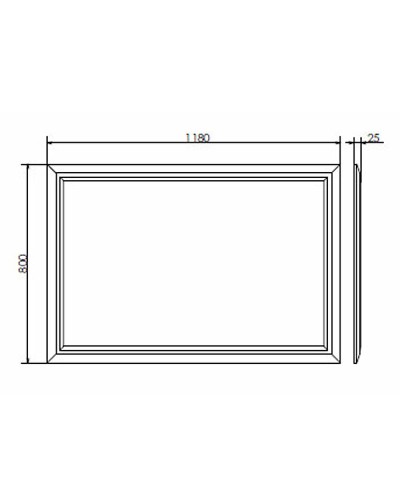 Зеркало Comforty Империя 120 00004143506 Белое