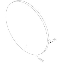 Зеркало 65х65 см Am.Pm X-Joy M85MOX40651S