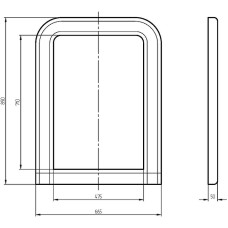 Зеркало Migliore CDB 65 26358 Золото
