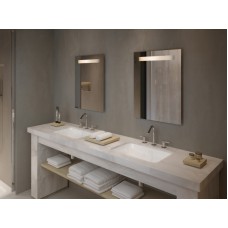 Зеркало Jacob Delafon Parallel 60 EB1430-NF с подсветкой и подогревом с сенсорным выключателем и часами