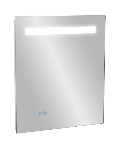 Зеркало Jacob Delafon Parallel 60 EB1430-NF с подсветкой и подогревом с сенсорным выключателем и часами