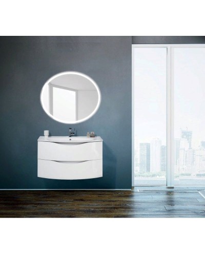 Зеркало BelBagno SPC-VST 75 с кнопочным выключателем с подсветкой