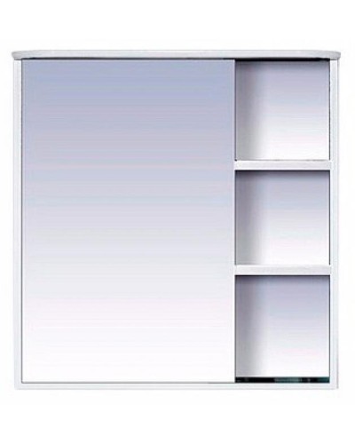 Венера - 80 Зеркало-шкаф лев. со светом белое