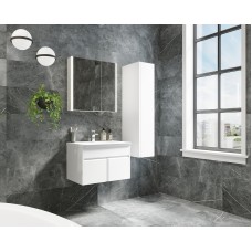 Зеркальный шкаф Roca Up 70 ZRU9303016 с подсветкой Белый глянец