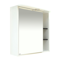 Венера - 80 Зеркало-шкаф лев. со светом комбинированное