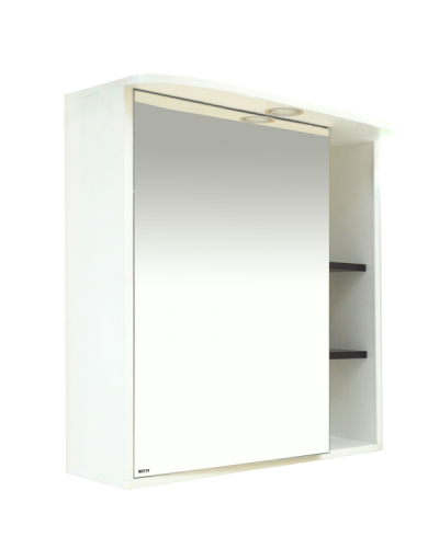 Венера - 80 Зеркало-шкаф лев. со светом комбинированное