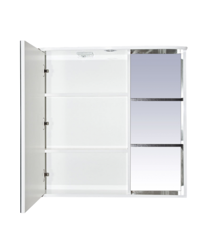 Венера - 80 Зеркало-шкаф лев. со светом комбинированное