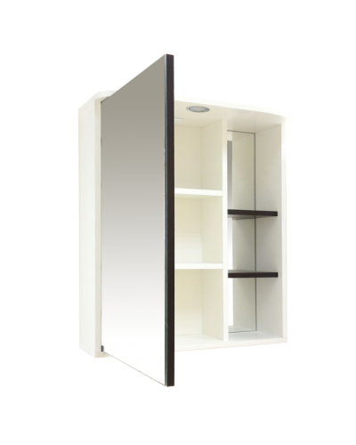 Венера - 80 Зеркало-шкаф лев. со светом комбинированное