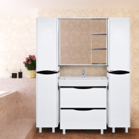 Венера - 80 Зеркало-шкаф лев. со светом комбинированное