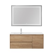 Зеркало в раме с подсветкой сенсорным выкл. и подогревом BelBagno SPC-KRAFT-1200-800-LED-TCH-WARM-NERO