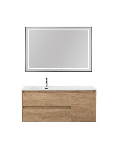 Зеркало в раме с подсветкой сенсорным выкл. и подогревом BelBagno SPC-KRAFT-1200-800-LED-TCH-WARM-NERO