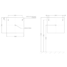 Зеркало 100x90 см Salini Ombra 27M011090BH