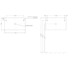 Зеркало 120x70 см Salini Ombra 27M021270BH