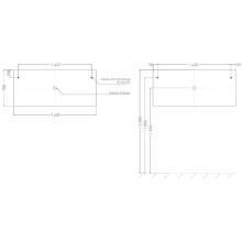 Зеркало 160x70 см Salini Ombra 27M021670BH
