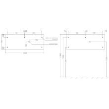 Зеркало 180x70 см Salini Ombra 27M021870BH