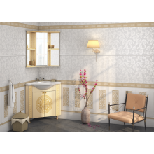 Olimpia LUX  - 60 Зеркало - шкаф угловое прав. бежевое патина