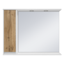 Адриана - 90 Зеркало-шкаф с полочкой левое