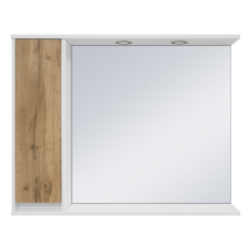Адриана - 90 Зеркало-шкаф с полочкой левое