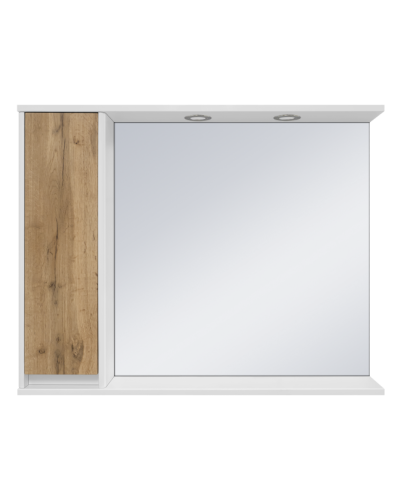 Адриана - 90 Зеркало-шкаф с полочкой левое