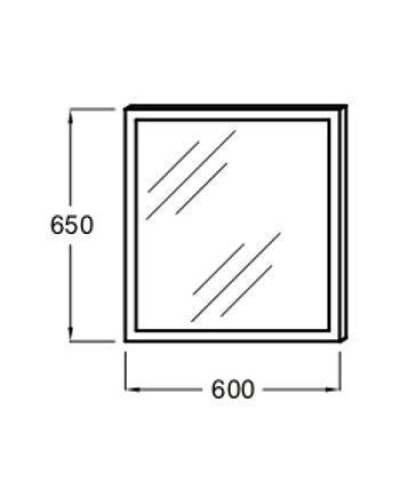 Зеркало 60х4х65 см Jacob Delafon Escale EB767-NF