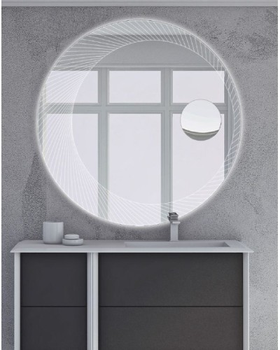 Зеркало Cezares 100 с увеличительным зеркалом с LED подсветкой