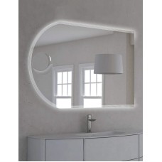 Зеркало Cezares 120 с увеличительным зеркалом, со встроенной LED подстветкой, системой Антизапотевания, риверсивное 45030, 1200х800 с подстветкой