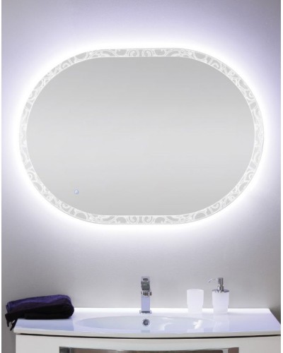 Зеркало Cezares 100 со встроенной LED подсветкой с LED подсветкой