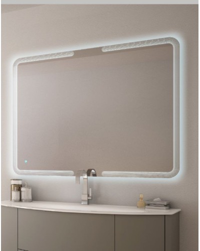 Зеркало Cezares 90 со встроенной LED подстветкой и сенсорным выключателем Touch System с встроенной подстветкой