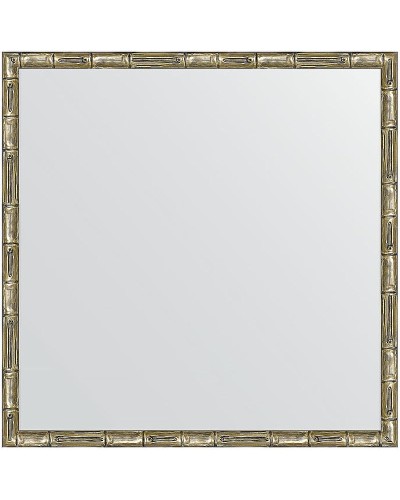 Зеркало Evoform Definite 57х57 BY 0608 в багетной раме - Серебряный бамбук 24 мм