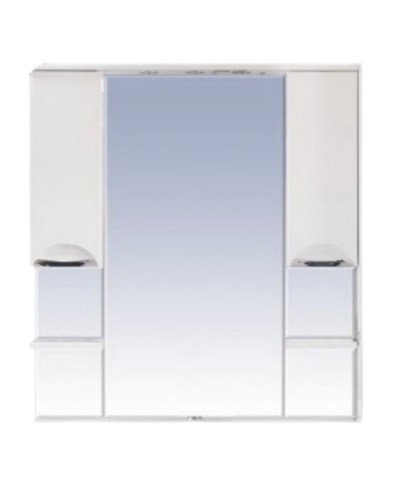 София -100 Зеркало - шкаф (свет) белая эмаль