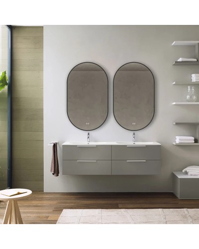 Зеркало 50x90 см черный Vince VLM-3AU900B-2