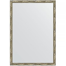 Зеркало Evoform Definite 67х47 BY 0625 в багетной раме - Серебряный бамбук 24 мм