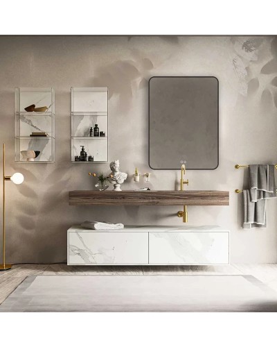 Зеркало 60x80 см черный Vincea VLM-3VC600B-2