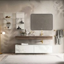 Зеркало 80x60 см черный Vincea VLM-3VC800B-2