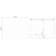 Зеркало 100x80 см Vincea VLM-3BE100