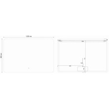 Зеркало 120x80 см Vincea VLM-3BE120