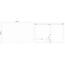 Зеркало 120x80 см Vincea VLM-3BE120