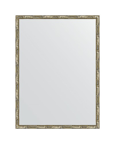 Зеркало Evoform Definite 77х57 BY 0642 в багетной раме - Серебряный бамбук 24 мм