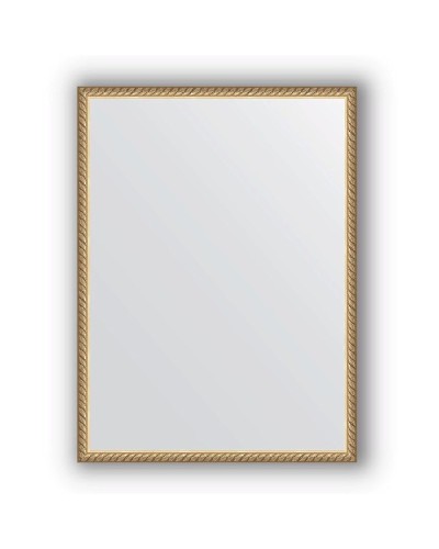Зеркало Evoform Definite 78х58 Витая латунь