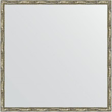 Зеркало Evoform Definite 67х67 BY 0659 в багетной раме - Серебряный бамбук 24 мм