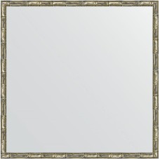 Зеркало Evoform Definite 67х67 BY 0659 в багетной раме - Серебряный бамбук 24 мм