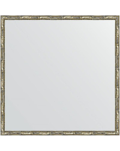 Зеркало Evoform Definite 67х67 BY 0659 в багетной раме - Серебряный бамбук 24 мм