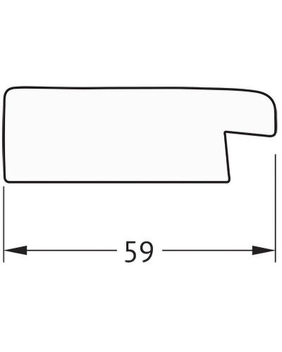 Зеркало Evoform Definite 74х74 BY 0667 в багетной раме - Травленое серебро 59 мм